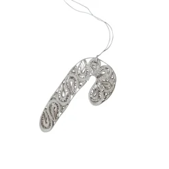 New DBKD Adorno navideño Paper candy cane, White Blanco