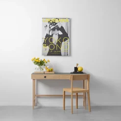 Best A2 Adorno Space, Roble aceitado, vidrio Beige