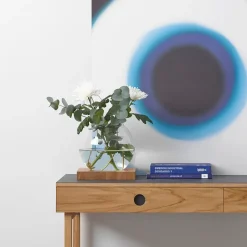 Online A2 Adorno Space, Roble betsad, vidrio Verde