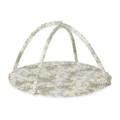 Clearance Garbo&Friends Alfombra de actividades acolchada satin Plumbago, Ø90 cm Beige