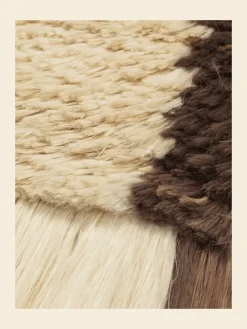 Clearance Ferm Living Alfombra de pared Edge Wall Rug 50x110 cm, Blanco roto - Café Beige