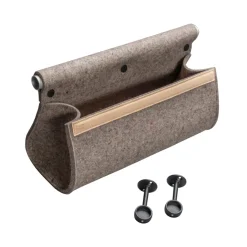 Hot Essem Design Almacenamiento de pared Ulrika , lana natural-negro Gris