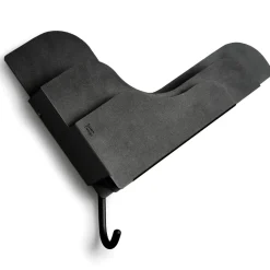 Hot Essem Design Almacenamiento de pared Wall pocket, Negro