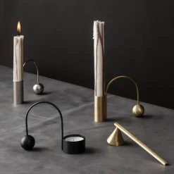 Clearance Ferm Living Apagavelas Brass, latón Color dorado