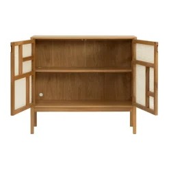 Online Design House Stockholm Aparador Air, Roble, 120x110 cm, con patas Beige