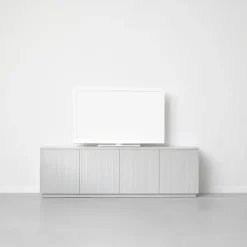 Sale A2 Aparador Beam, claro, base de roble aceitado blanco Gris
