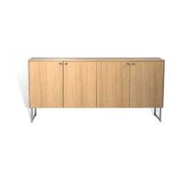 Sale Mavis Aparador Deus 75 cm, Roble mate con acabado blanquecino Beige