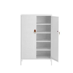Hot Maze Aparador Francis, , cuero Blanco