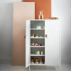 Hot Maze Aparador Francis, , cuero Blanco