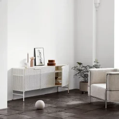 Discount Kristina Dam Studio Aparador Grid, Black Negro