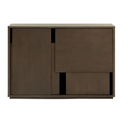 Sale Design House Stockholm Aparador Layer, Roble oscuro, 120×82 cm Marrón