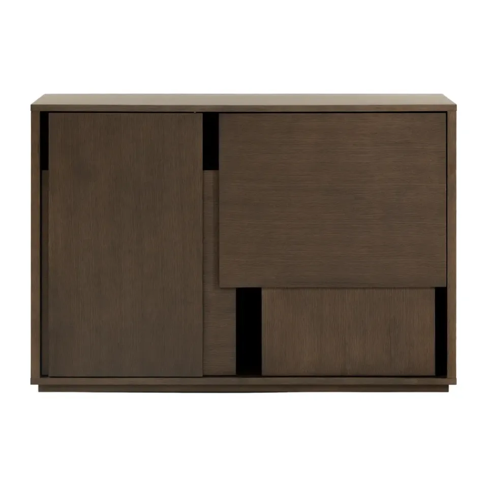 Sale Design House Stockholm Aparador Layer, Roble oscuro, 120×82 cm Marrón