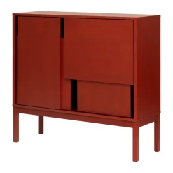 Hot Design House Stockholm Aparador Layer, , 120x110, con patas Rojo