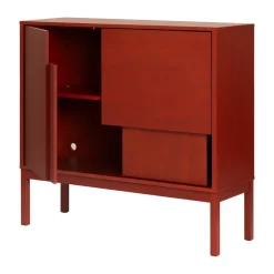 Hot Design House Stockholm Aparador Layer, , 120x110, con patas Rojo