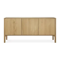 Outlet Ethnicraft Aparador PI, Roble, 3 puertas Marrón