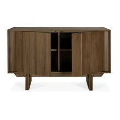 Online Ethnicraft Aparador Pillar, Wild brown teak, 119 cm Marrón