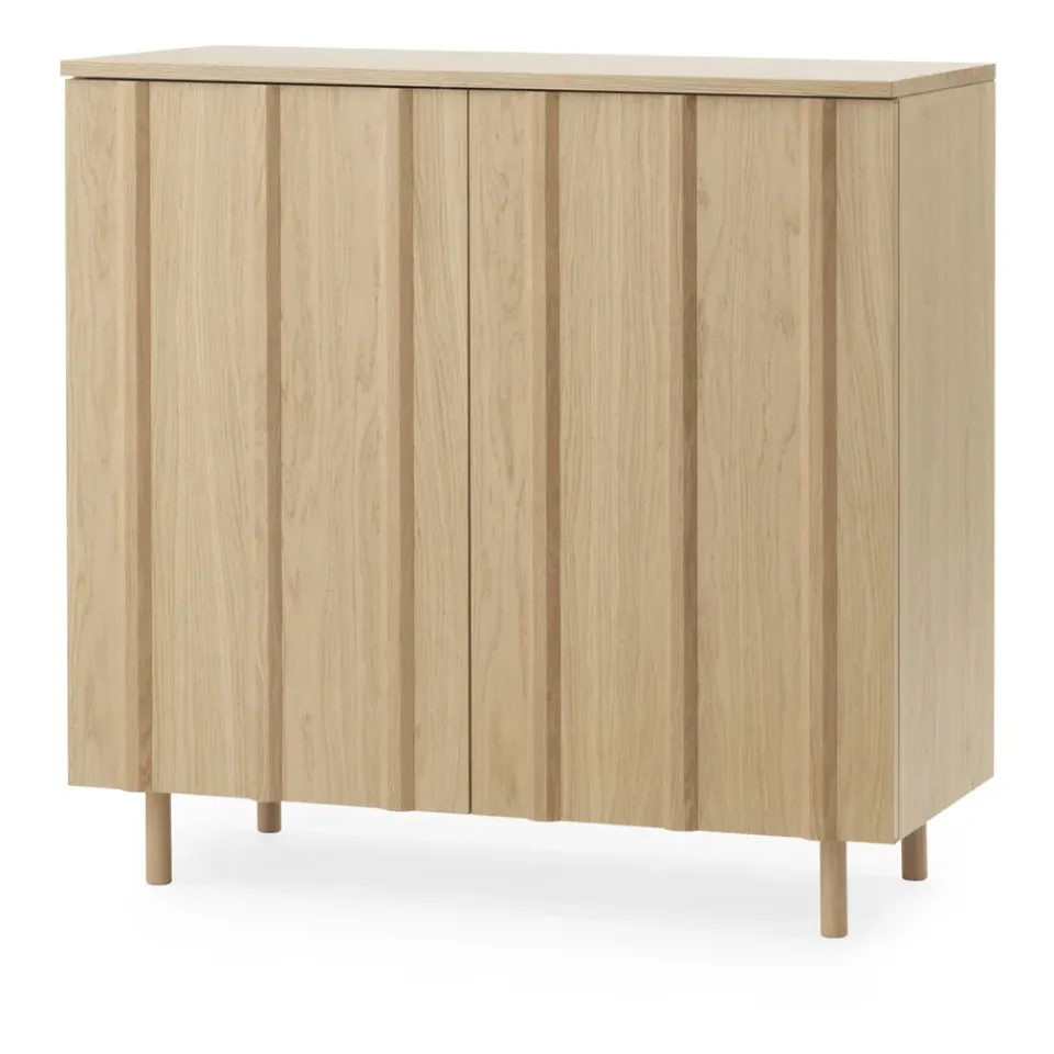 Discount Normann Copenhagen Aparador Rib 96x98,5 cm, Oak Marrón