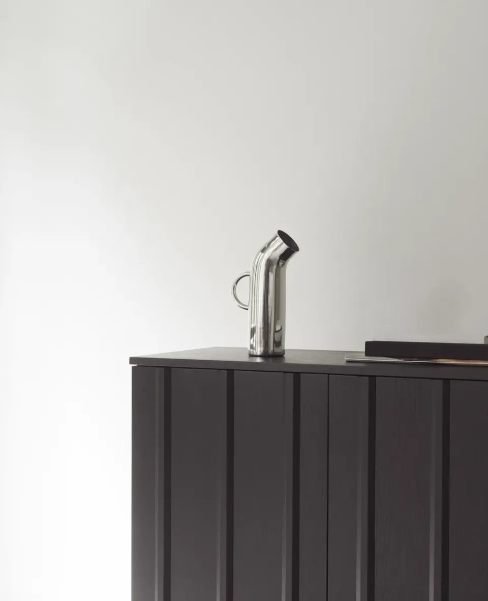 Hot Normann Copenhagen Aparador Rib 96x98,5 cm, Soft Black Negro