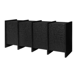 Hot Ferm Living Aparador Scarni, Fresno teñido oscuro, 163x50x74 cm Marrón