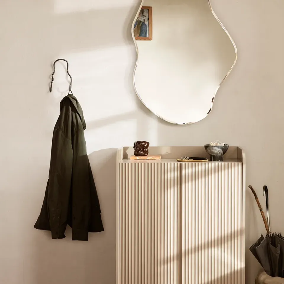 Sale Ferm Living Aparador Sill Low, Cashmere Beige