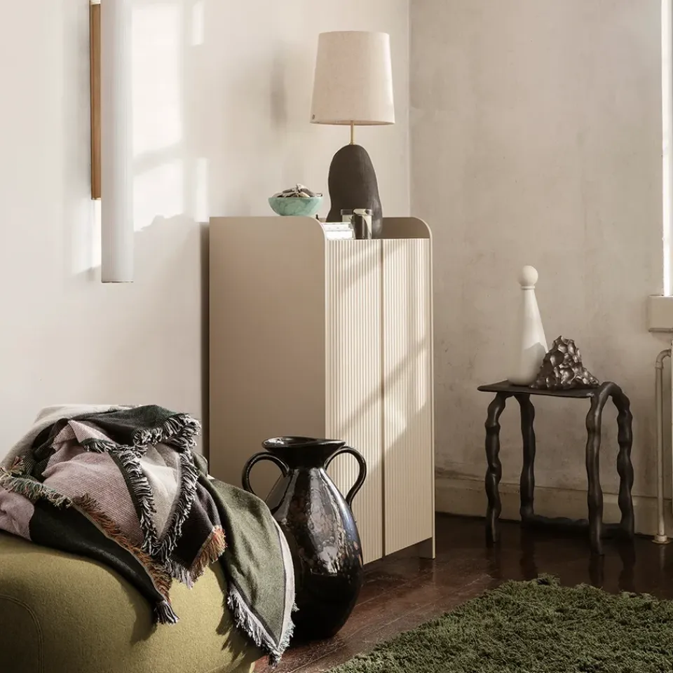 Sale Ferm Living Aparador Sill Low, Cashmere Beige