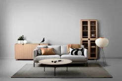 Sale 1898 Aparador Vidja, Roble pigmentado blanco Beige