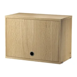 Sale String Armario con puerta abatible , Roble, 58x30 cm Beige