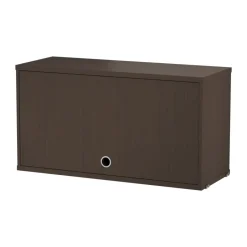 String Armario con puerta abatible , Roble oscuro, 78×30 cm Marrón