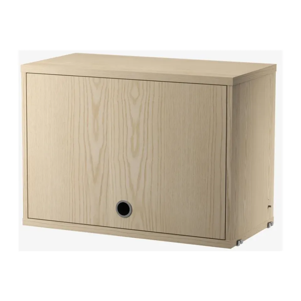 String Armario con puerta abatible , Fresno, 58x30 cm Beige