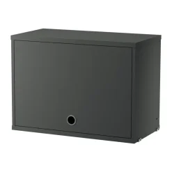 Hot String Armario con puerta abatible , oscuro, 58x30 cm Gris