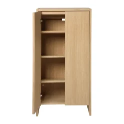 Ferm Living Armario Parcel , Natural oak 55×30×110 cm Beige