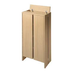 Ferm Living Armario Parcel , Natural oak 55×30×110 cm Beige