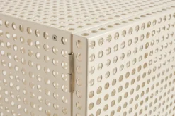 New HAY Armario Perforated Cabinet large, Eggshell Blanco