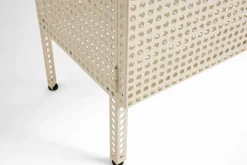 New HAY Armario Perforated Cabinet large, Eggshell Blanco