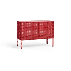 Online HAY Armario Perforated Cabinet small, Wine red Rojo