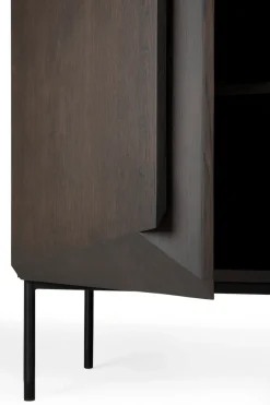New Ethnicraft Armario Stairs , Roble lacado en - 2 puertas, 100x150 cm Marrón