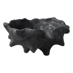 Outlet Mette Ditmer Art piece castaña Ø20 cm, Black Negro