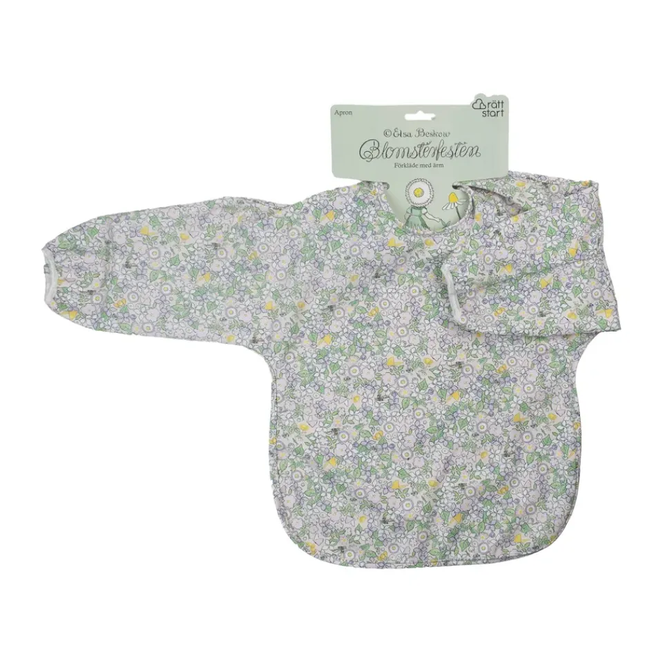 Discount Rätt Start Babero con mangas Elsa Beskow Blomsterfesten, Multi