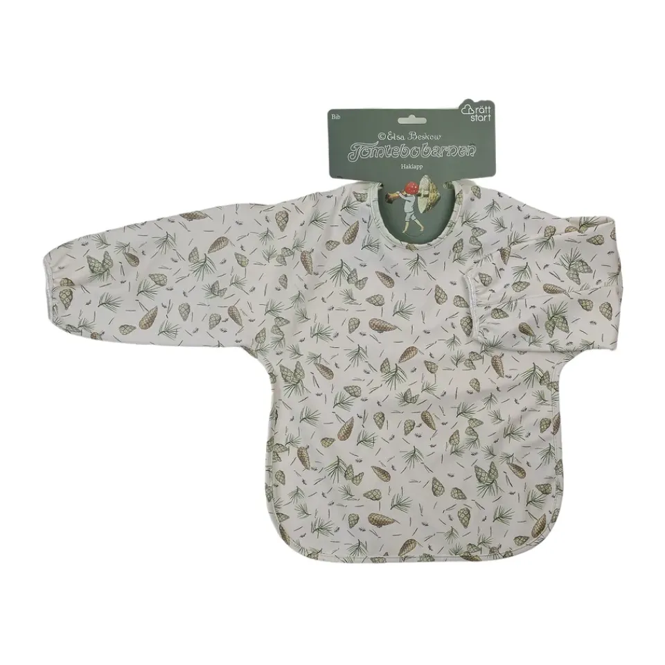 Hot Rätt Start Babero con mangas Elsa Beskow Tomtebobarnen, Verde Multi