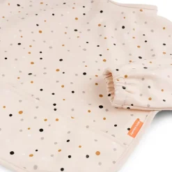 Outlet Done by deer Babero con mangas Happy Dots, Powder Beige