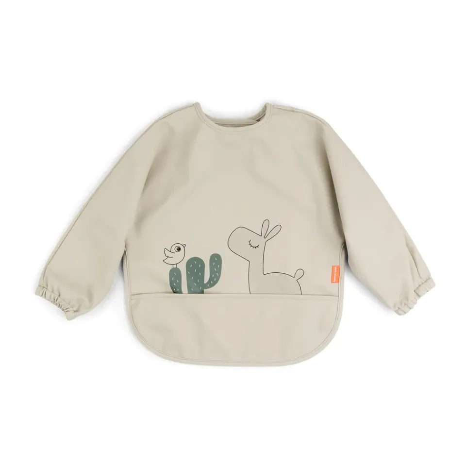 Hot Done by deer Babero con mangas Lalee, Sand Beige