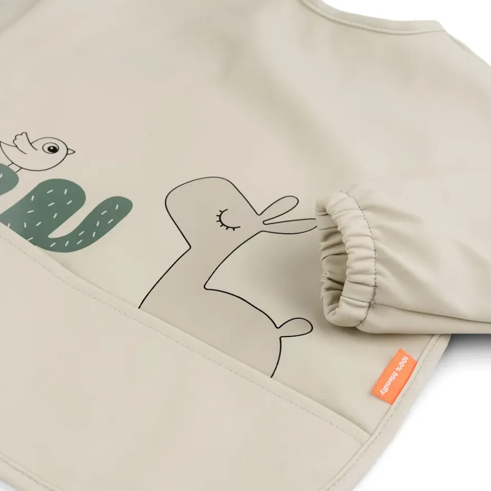 Hot Done by deer Babero con mangas Lalee, Sand Beige