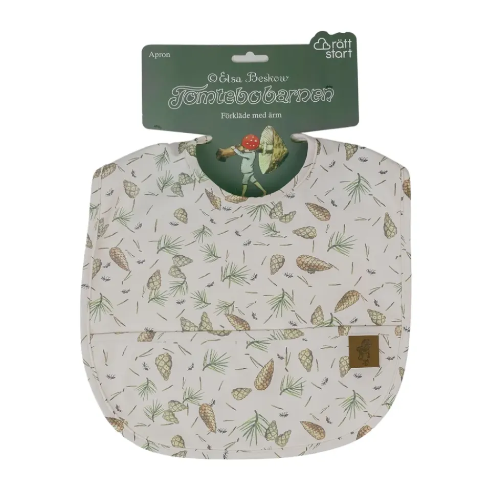 Discount Rätt Start Babero Elsa Beskow Tomtebobarnen, Verde Multi