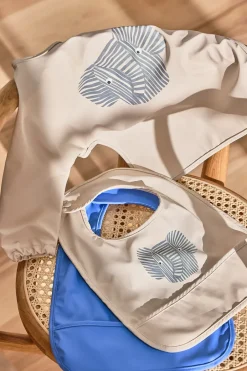Online OYOY Babero Erik Elefant 2 piezas, Beige-azul BeigeAzul