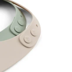 Outlet Done by deer Baberos Lalee 2-pack, Sand-green BeigeVerde