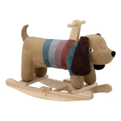 Outlet Bloomingville Balancín animal Charlie 66x34x51 cm, perro MarrónMulti
