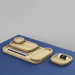 Hot Normann Copenhagen Bandeja Astro, 32 x 20 cm Marrón