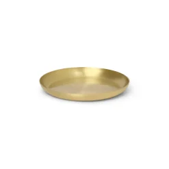 Best Ferm Living Bandeja Basho Ø9,5 cm, latón Color dorado
