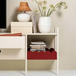 Outlet TÔNN furniture Bandeja Bump 35x41 cm, Burgundy Rojo