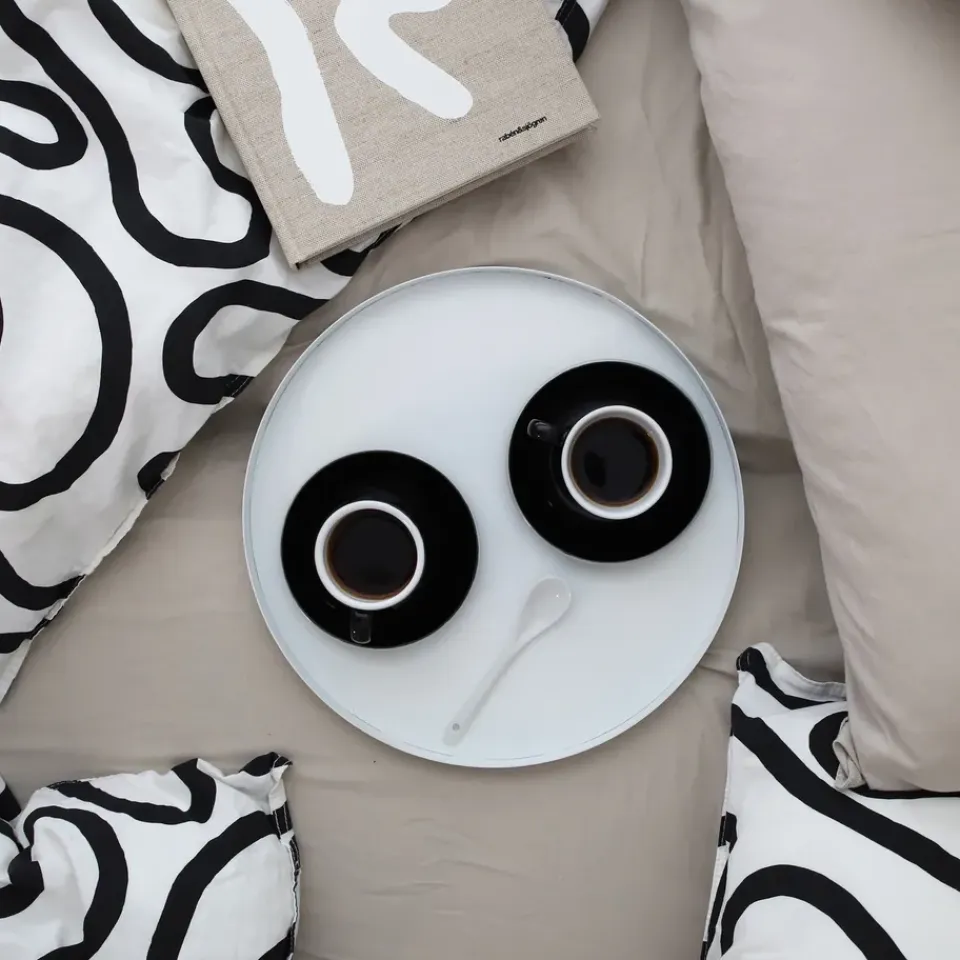 Clearance Cooee Design Bandeja Cooee redonda, 30 cm, Blanco
